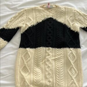 Valentino Sweater in Black and Cream